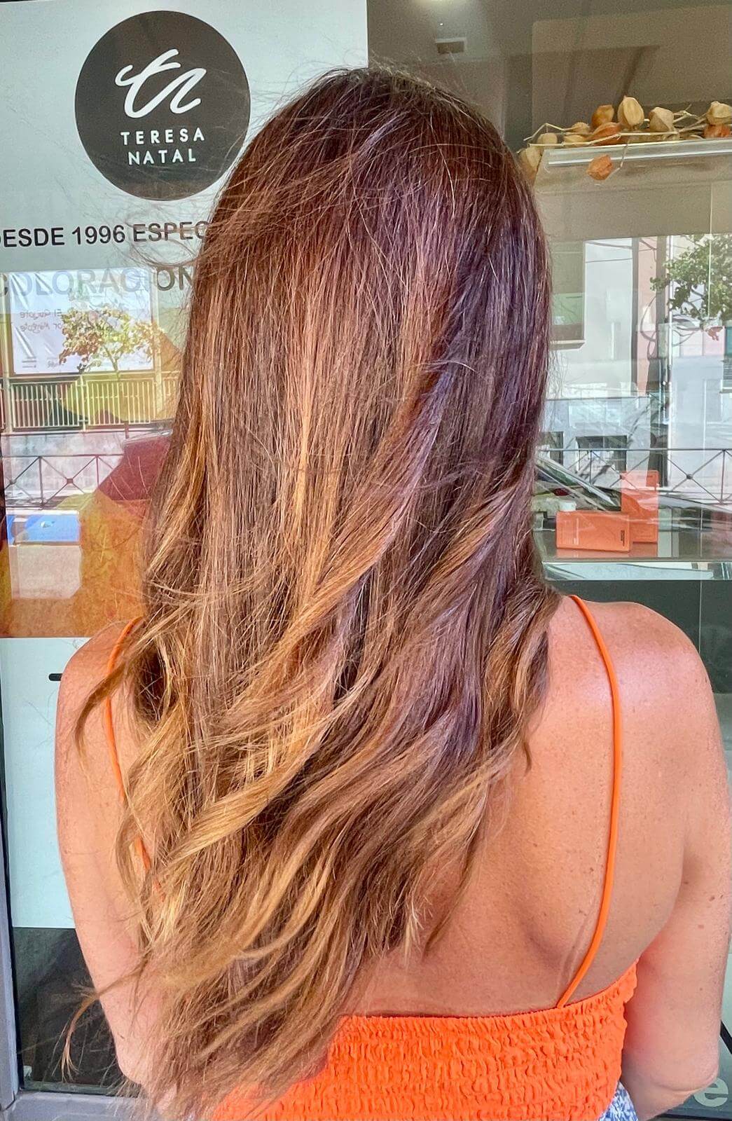 Mechas balayage en chamberí